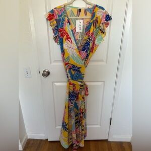 Bloom Maxi Wrap Dress